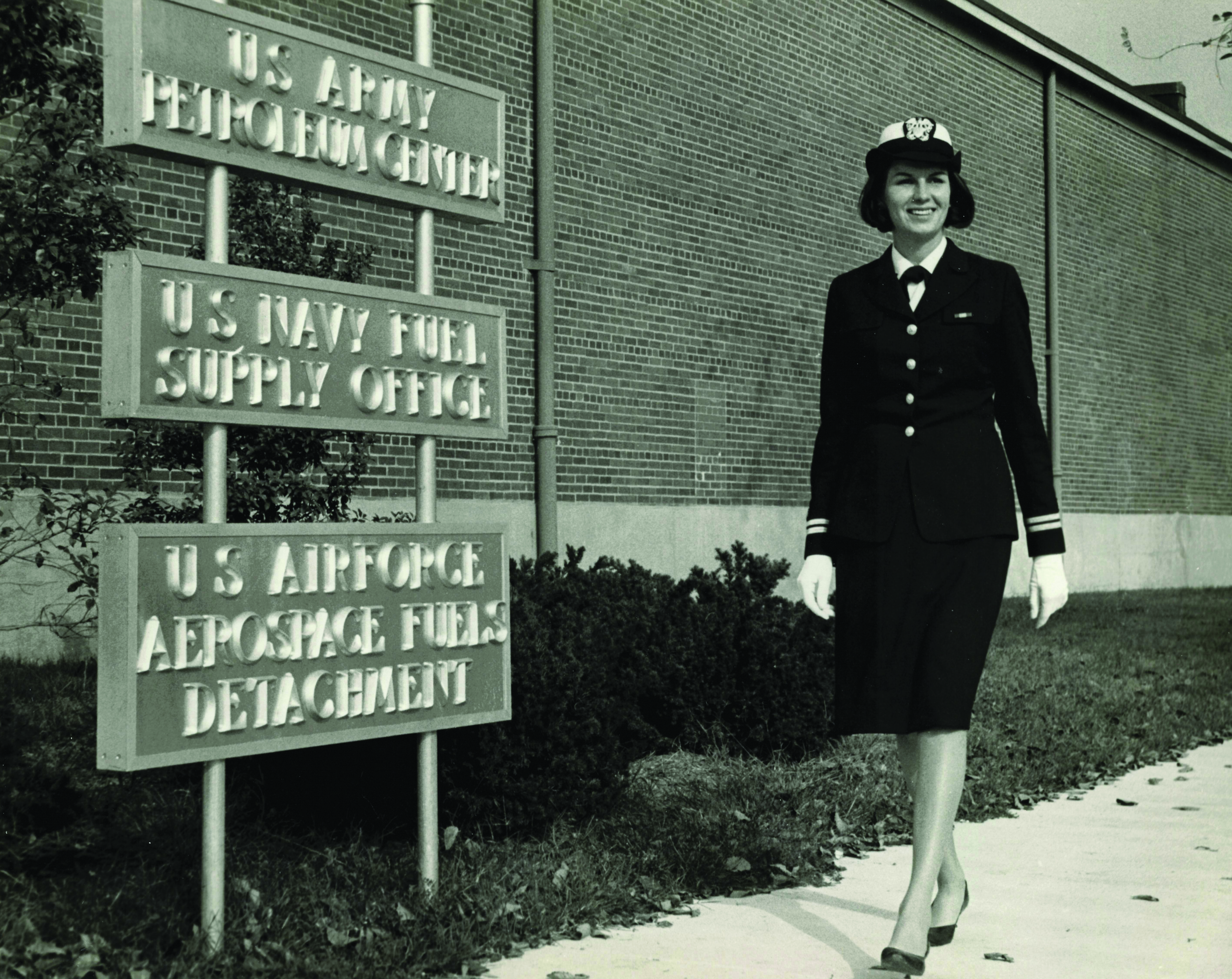 Lieutenant Nancy Hunter was Navy Supply Corps officer prior to her inter-service transfer to The Judge Advocate General’s Corps in 1967. (Photo courtesy of author)